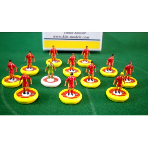 Subbuteo Andrew Table Soccer Melchester Rovers on WSB Professional Bases